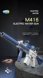 M416 Electric Water Gun – Full Automatic Summer Water Blaster for Outdoor Fun