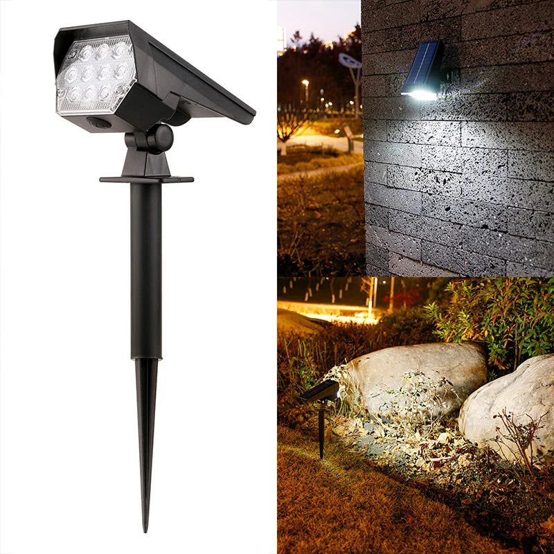 10 LEDs Waterproof Outdoor Solar Spotlight