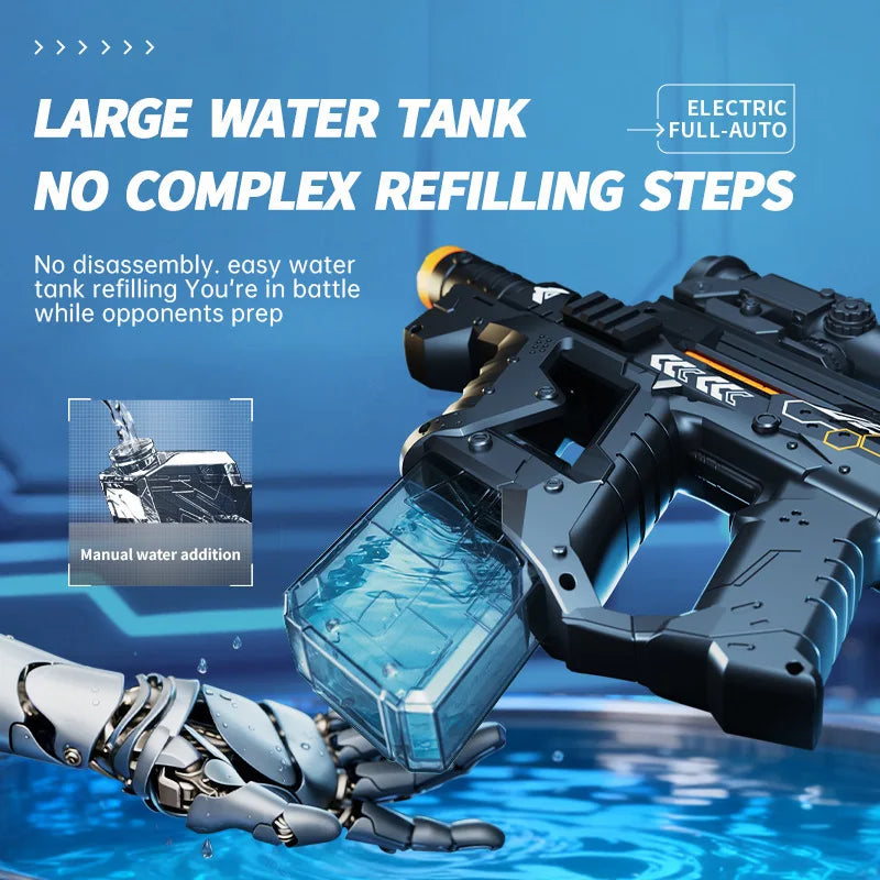 Electric Water Sprayer Toy for Summer Outdoor Fun – Automatic Continuous Water Flow with Rechargeable Battery