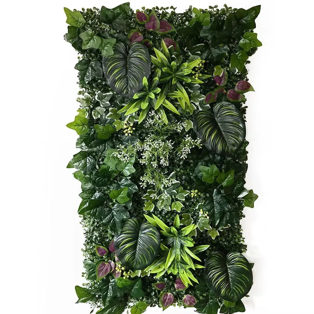 50 × 100cm Artificial Grass Wall Panel – Realistic Faux Greenery Plant Mat for Home, Wedding & Garden Decoration