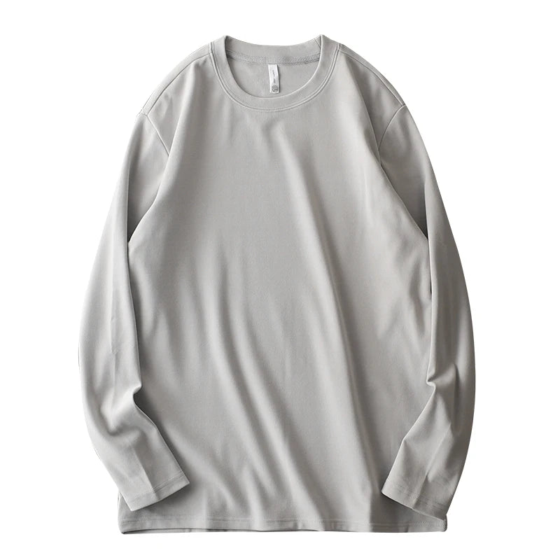 Two-Sided Dralon Long Sleeve T-Shirt for Men – Warm Fleece Undershirt