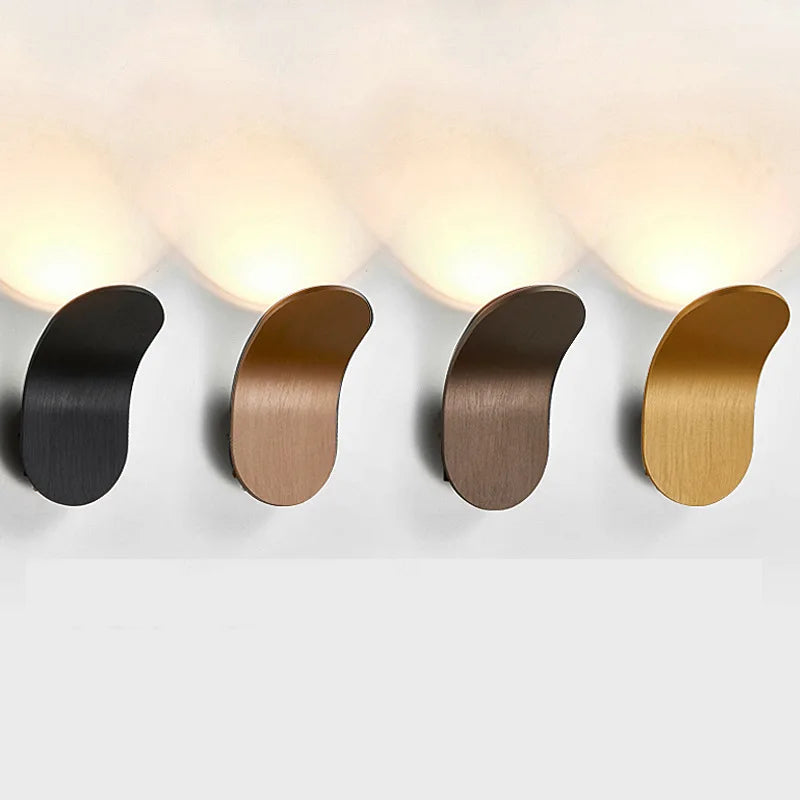 Nordic Modern LED Wall Lamp – Skateboard Design Bedside & Living Room Light