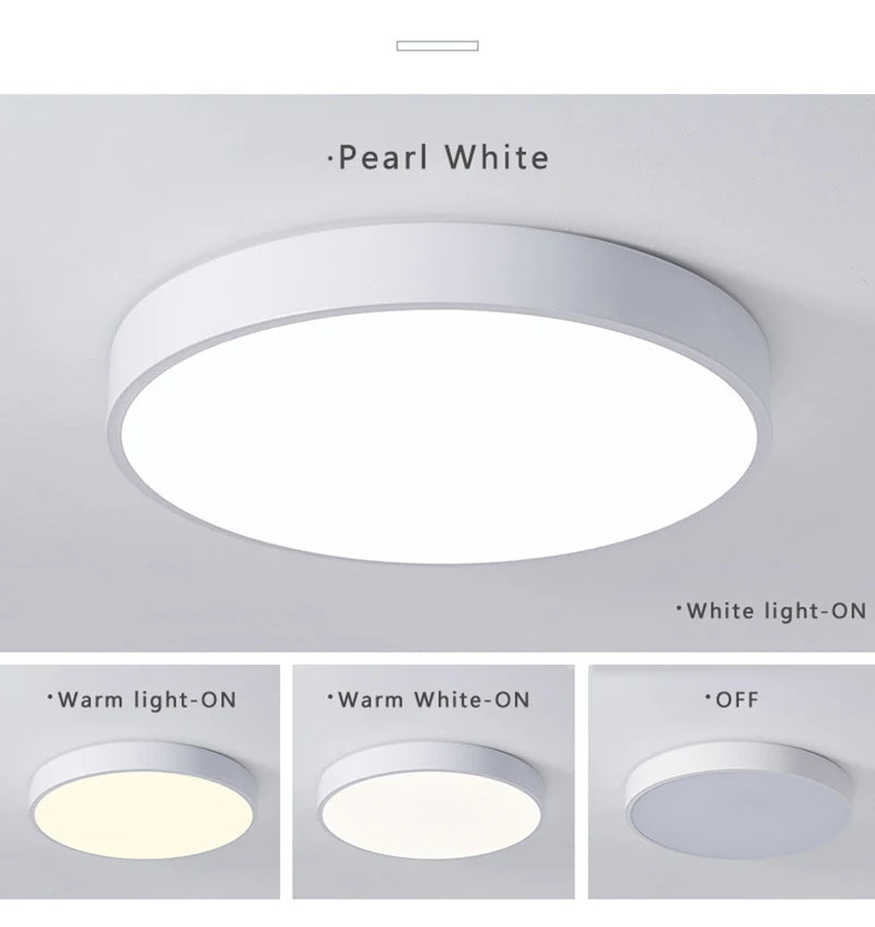 Macaron LED Nordic Ceiling Light – Modern Minimalist Lighting for Home