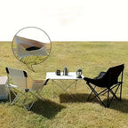 Portable Folding Camping Chair – Ultra-Light Low Back Moon Chair for Outdoor Adventures