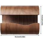 Natural Wooden Tissue Box Holder – Rustic Tissue Organizer for Home & Office