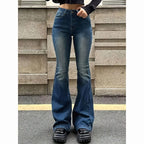 Women’s High Waist Flared Jeans – Stretchy Bootcut Denim Pants