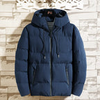 Men’s Trendy Short Cotton Jacket – Korean Style Loose Fit Winter Coat, Casual Autumn Outerwear