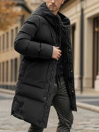Men’s Heavyweight Winter Coat – Windproof Cold Weather Jacket