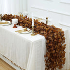 12-Piece Artificial Maple Leaf Garland – Autumn Hanging Vine Décor for Home, Thanksgiving & Seasonal Displays