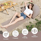 Beach Mat with Inflatable Headrest – Sand-Proof Foldable Camping & Picnic Mat