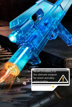 New Folding Electric Water Gun with Flashing Lights – High-Speed Rechargeable Water Blaster
