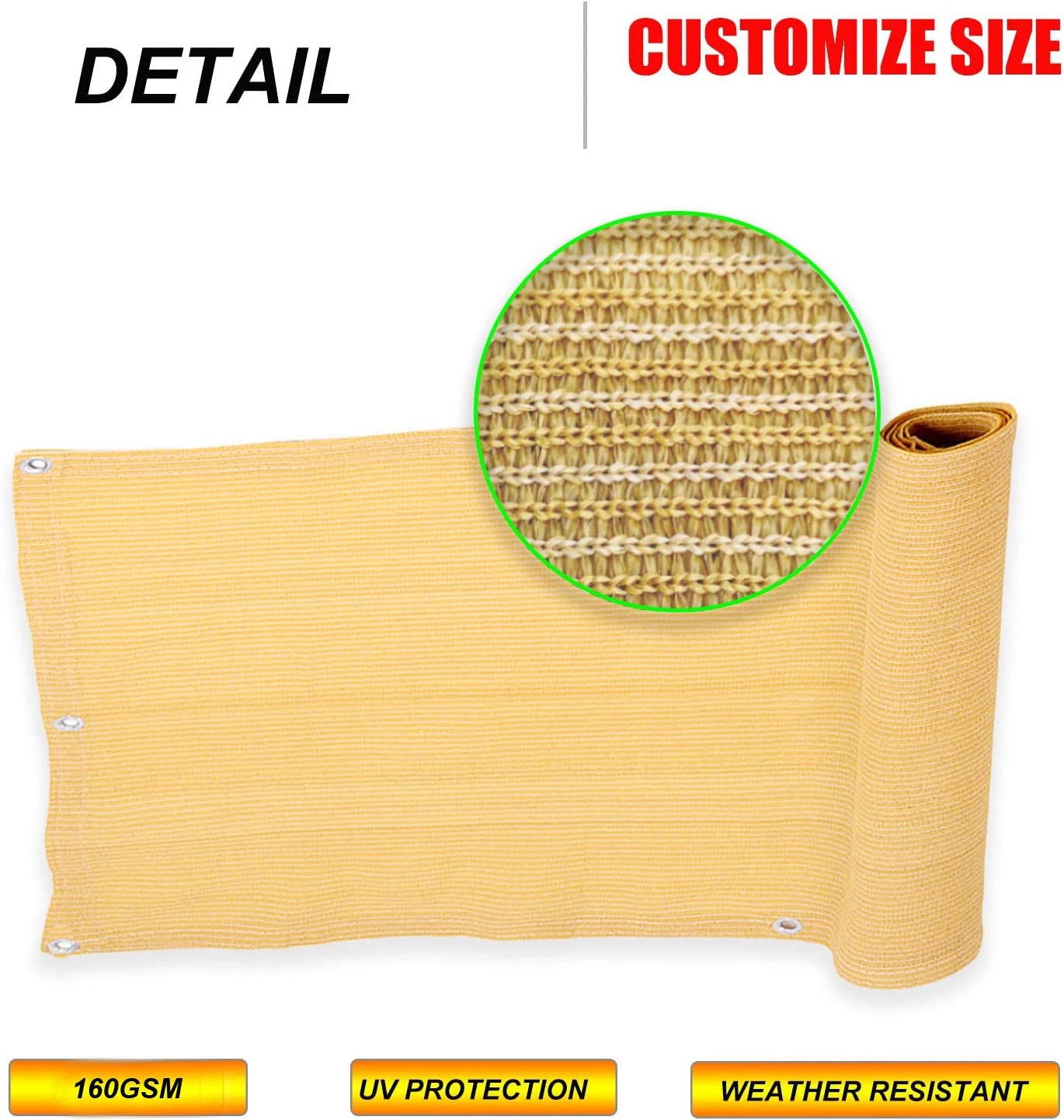 Green Fence Privacy Screen Windscreen – Heavy Duty Outdoor Privacy Barrier