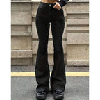 Women’s High Waist Flared Jeans – Stretchy Bootcut Denim Pants