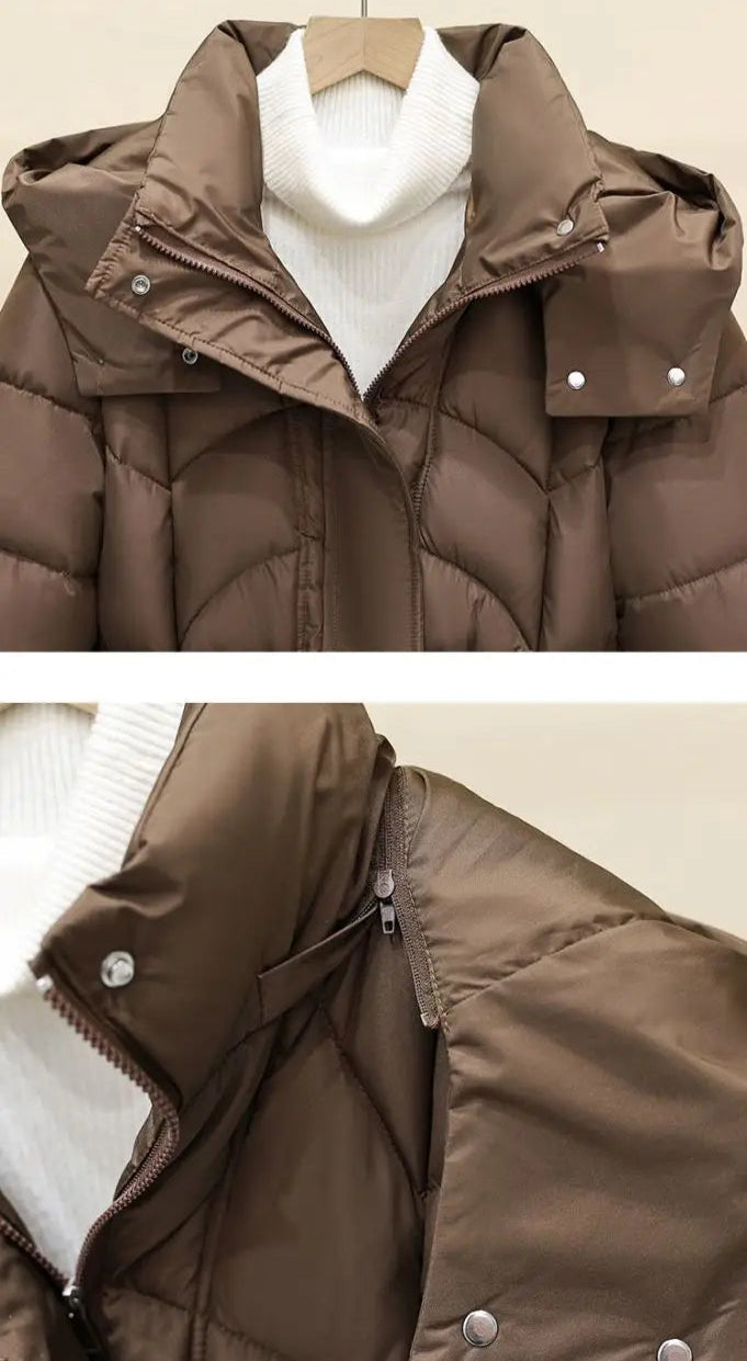 2025 New Winter Women’s Mid-Length Parka