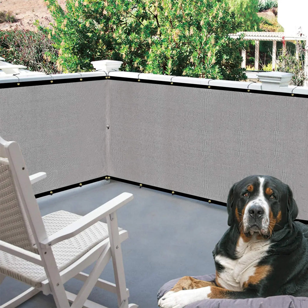 Green Fence Privacy Screen Windscreen – Heavy Duty Outdoor Privacy Barrier