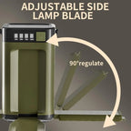 Multifunctional 4-Leaf Foldable Camping Lantern – Solar Rechargeable Outdoor Emergency Light