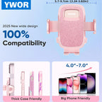 Wall Mounted Foldable Hair Dryer Holder – Adjustable Heat Resistant Rotating Storage Rack