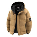 Winddichte Verdikte Parka met Capuchon voor Heren — Warm, Casual & Winterklaar