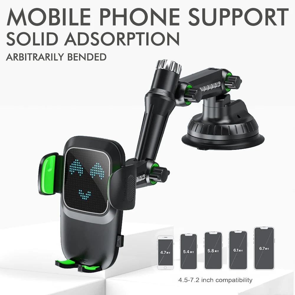 Universal Large Truck Extended Suction Cup Type Car Holder Fixed Shockproof Mobile Phone Stand Big Joint GPS Navigation Holder