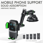 Universal Large Truck Extended Suction Cup Type Car Holder Fixed Shockproof Mobile Phone Stand Big Joint GPS Navigation Holder