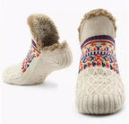 Super Warm Non-Slip Winter Slipper Socks – Fluffy Fleece Home Socks for Men & Women