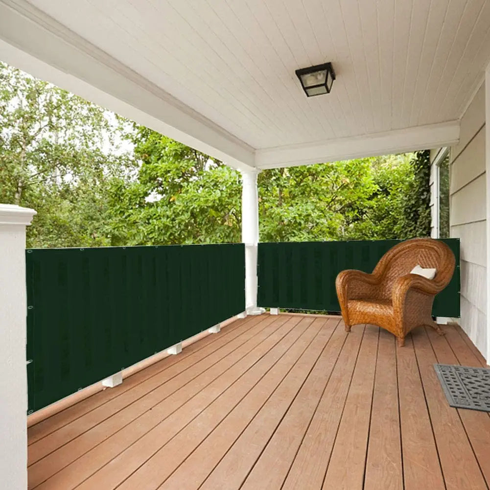 Green Fence Privacy Screen Windscreen – Heavy Duty Outdoor Privacy Barrier