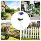 Bee Bath Colorful Bird Feeder Metal Stake – Decorative Bee & Hummingbird Watering Station for Garden, Patio & Yard