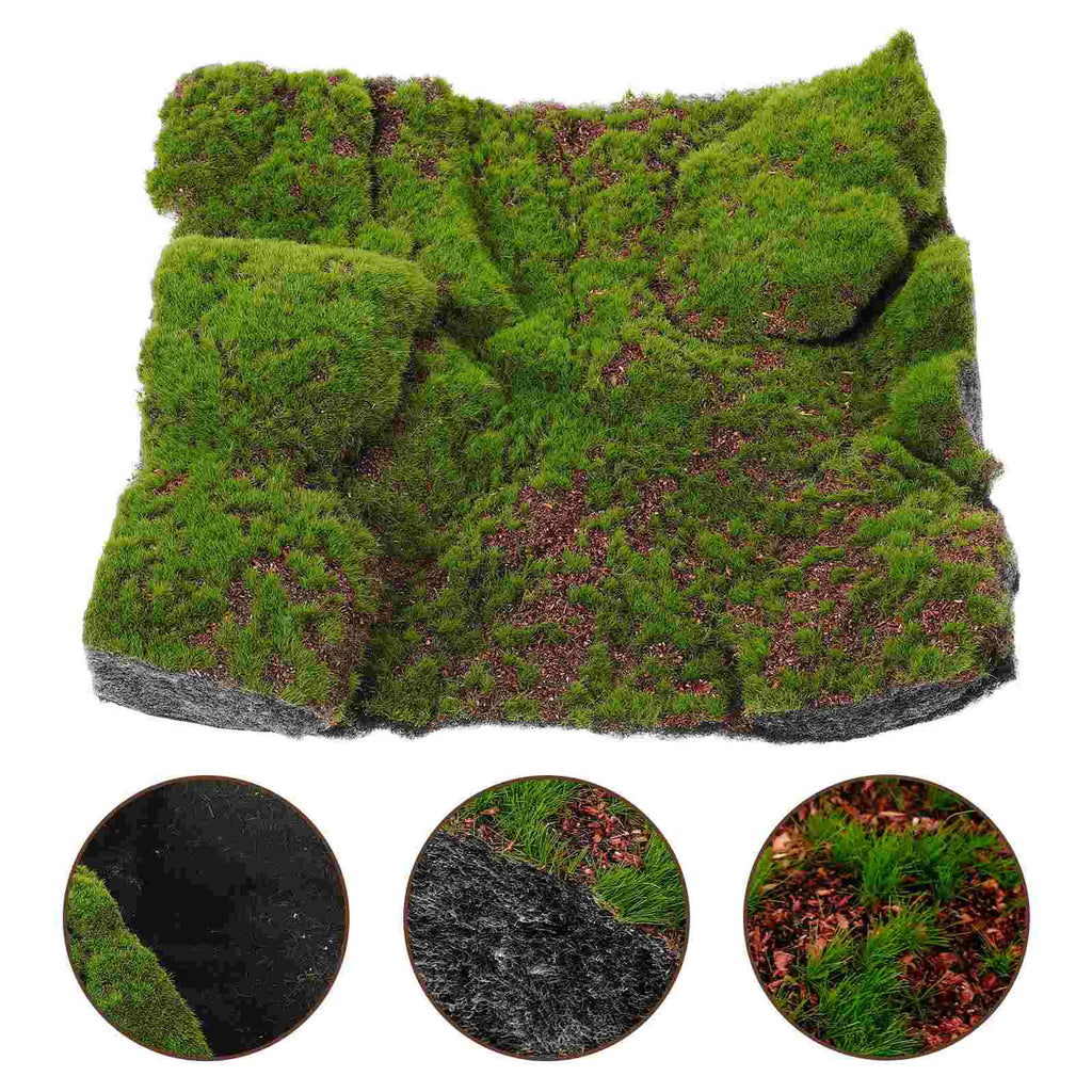 Artificial Moss Turf Mat – Realistic Faux Moss for Garden, Crafts & Decorative Displays