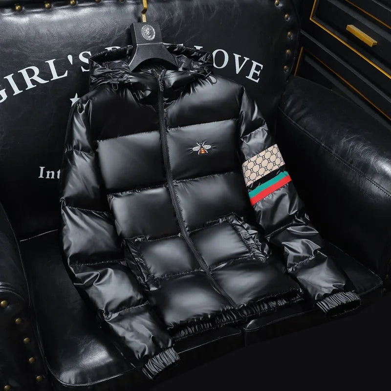 Winter Men's Casual Hooded Down Jacket – Warm, Stylish & Urban Design