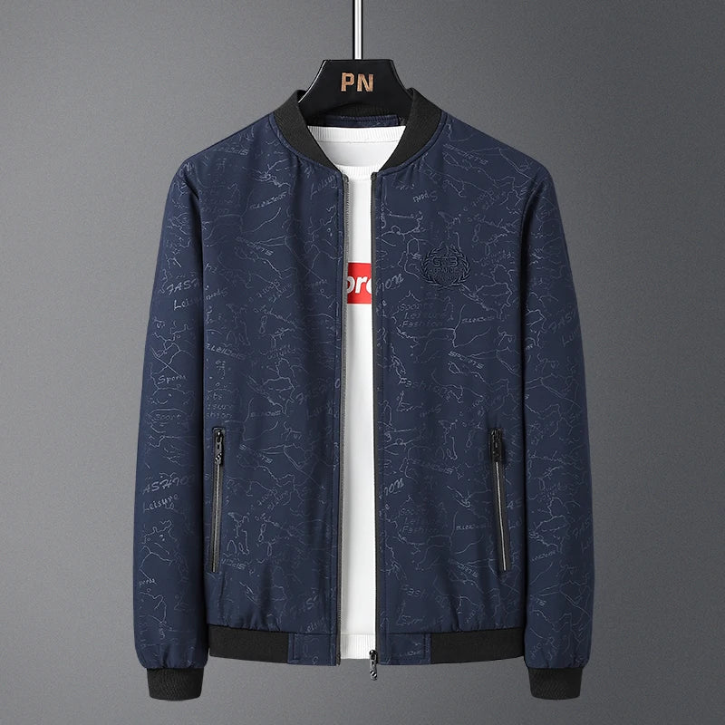 Veste décontractée grande taille pour homme – Manteau zippé coupe ample avec doublure polaire en option