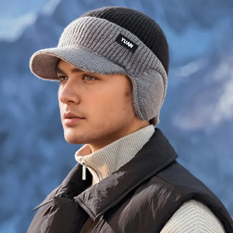Men's Winter Warm Knit Hat – Outdoor Cold Weather Beanie