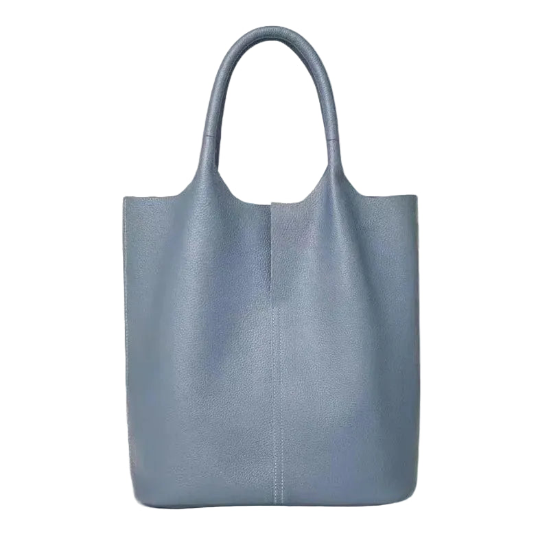 Women’s Commuter Leather Tote Bag – Soft Cowhide Luxury Shoulder & Handbag
