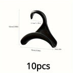 10pcs Space-Saving Hanger Hooks – Wardrobe Organizer for Bags, Scarves & Hats