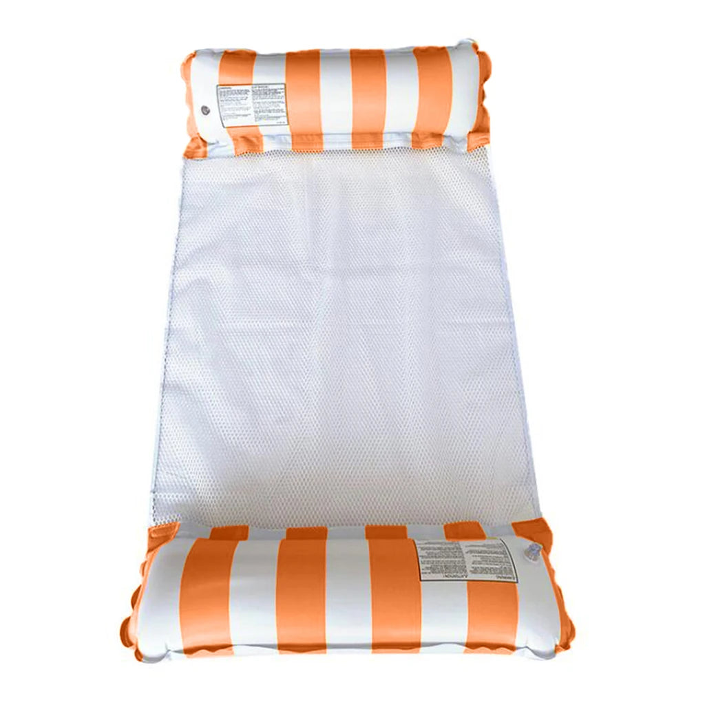 Inflatable Water Hammock Floating Bed – Portable Pool Lounge Chair for Adults