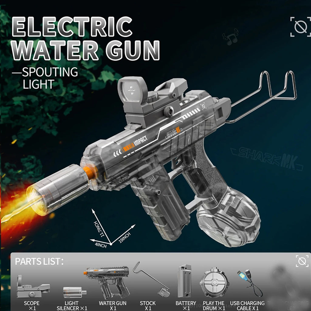 M416 Electric Water Gun – Full Automatic Summer Water Blaster for Outdoor Fun