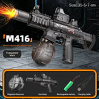 Simulated Recoil Electric Water Gun – Automatic Sensor Lights Water Pistol Toy