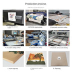 3PCS Framed Islamic Wall Art – Beige Arabic Calligraphy Canvas Prints for Home, Bedroom & Living Room Decor