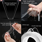 Double Sided Transparent Waterproof Nano Tape