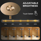 USB Rechargeable Touch Table Lamp – Dimmable Aluminum LED Desk Light for Bar, Restaurant & Home Decor