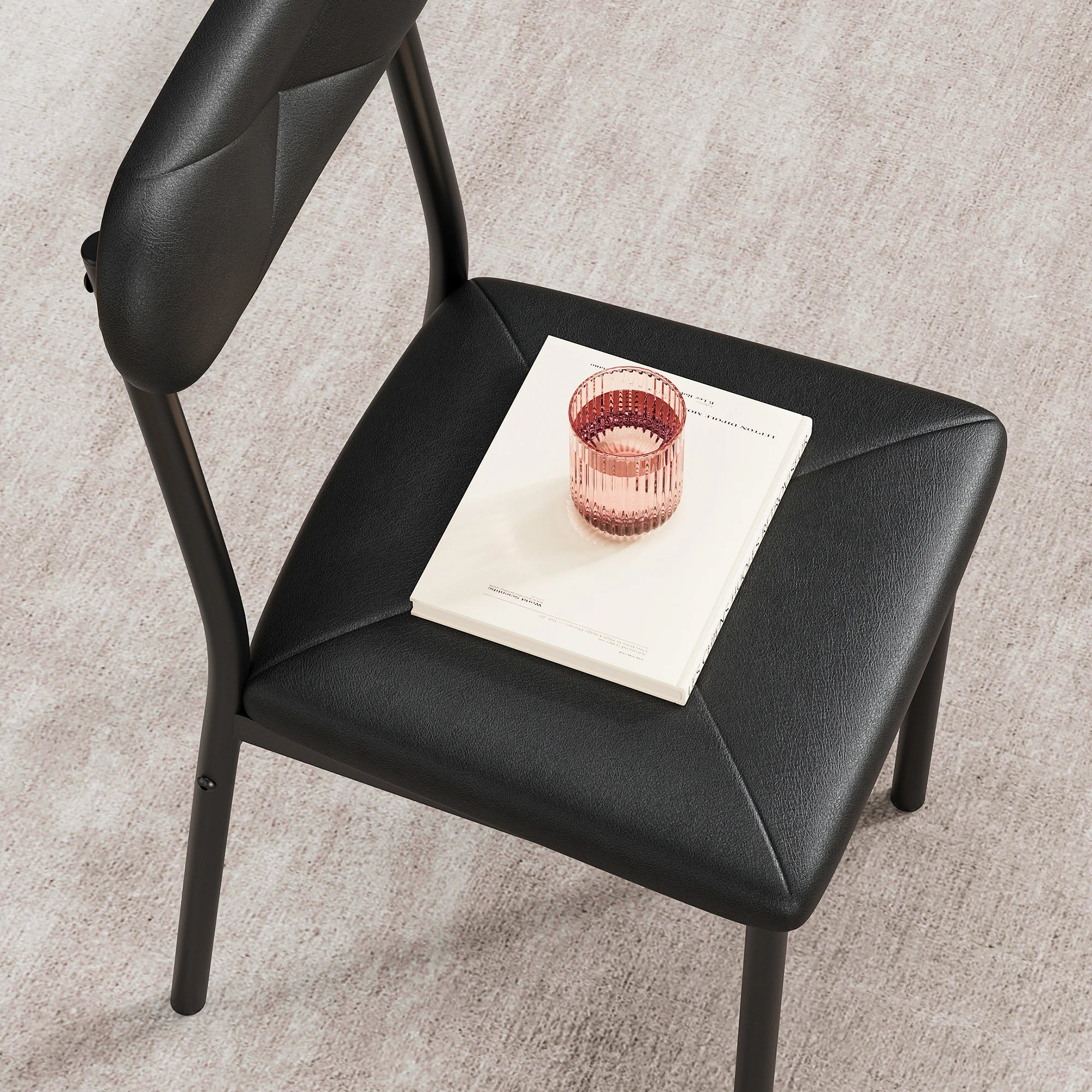 Eettafelset voor 4 personen – 5-delige moderne houten eetkamerset