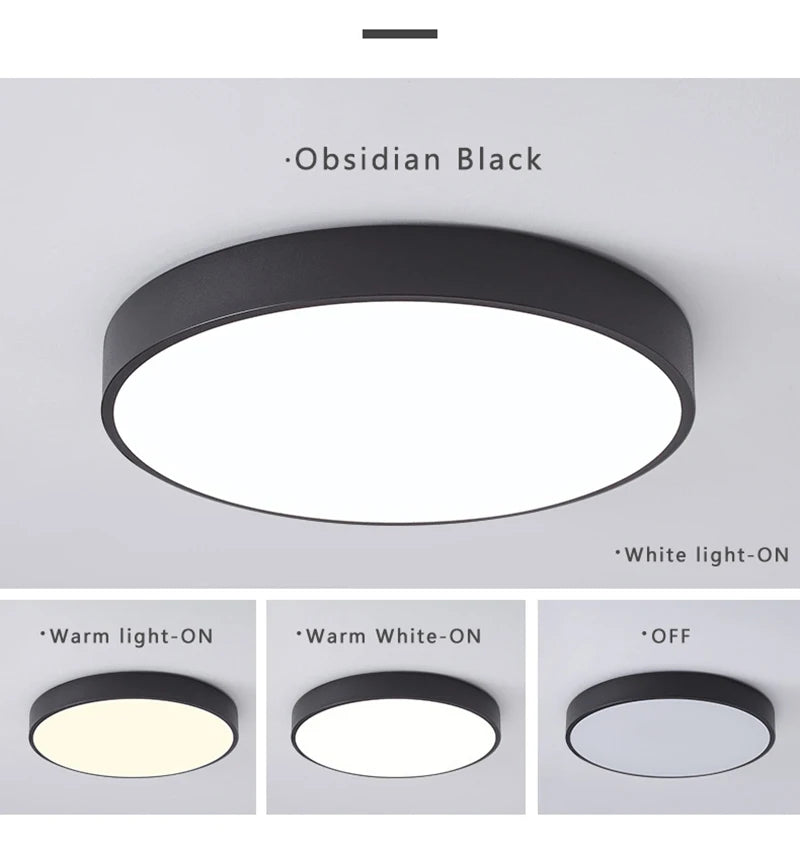 Macaron LED Nordic Ceiling Light – Modern Minimalist Lighting for Home