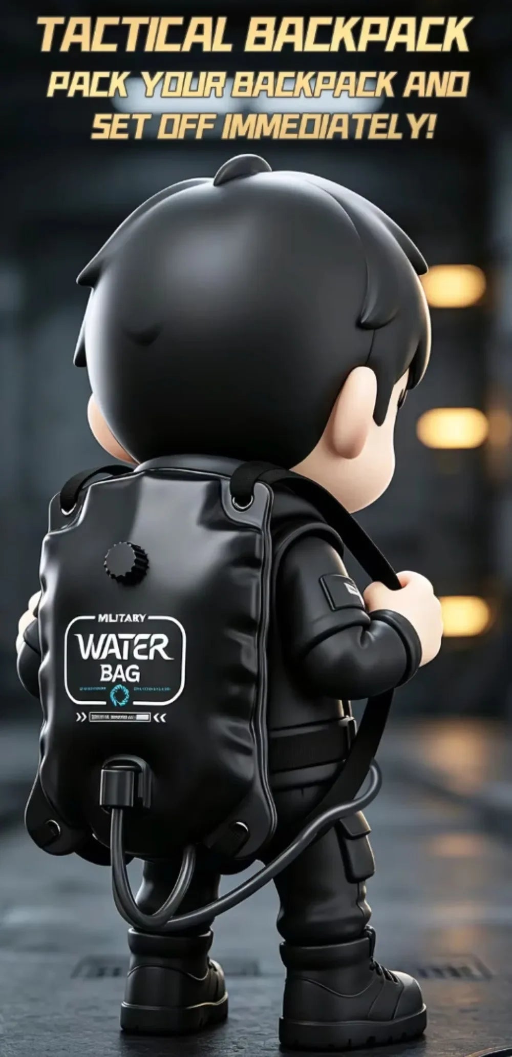 Electric Water Sprayer Toy with Backpack Water Tank – Long-Range Rechargeable Outdoor Water Play Set