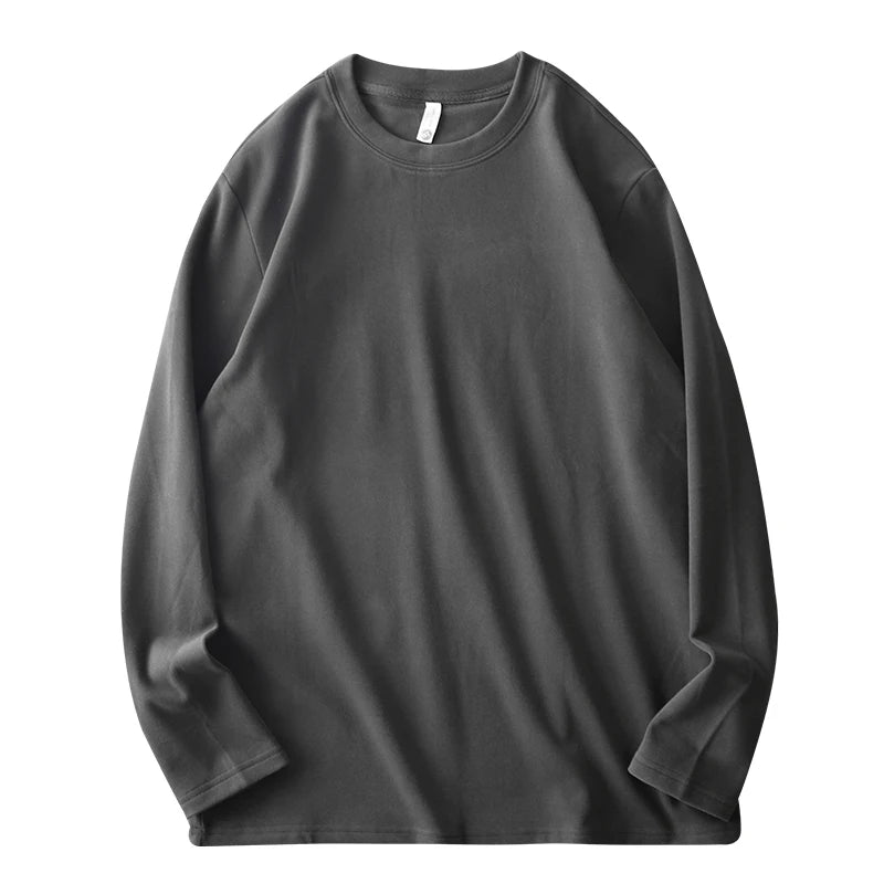 Two-Sided Dralon Long Sleeve T-Shirt for Men – Warm Fleece Undershirt