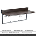 Space Saving Adjustable Height Folding Balcony Table – Hanging Railing Desk for Small Spaces