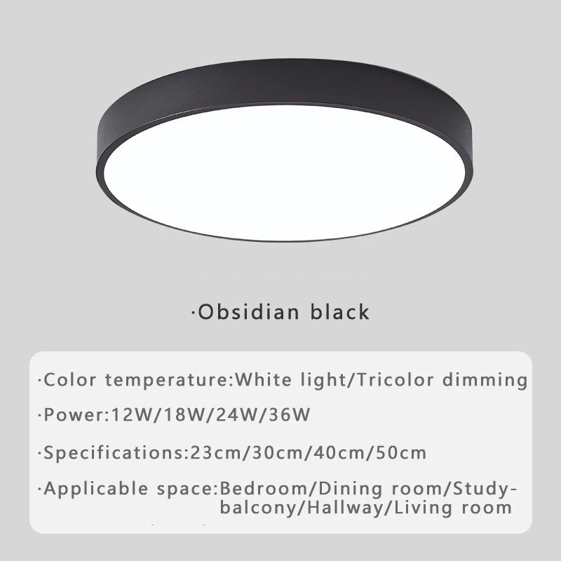 Macaron LED Nordic Ceiling Light – Modern Minimalist Lighting for Home