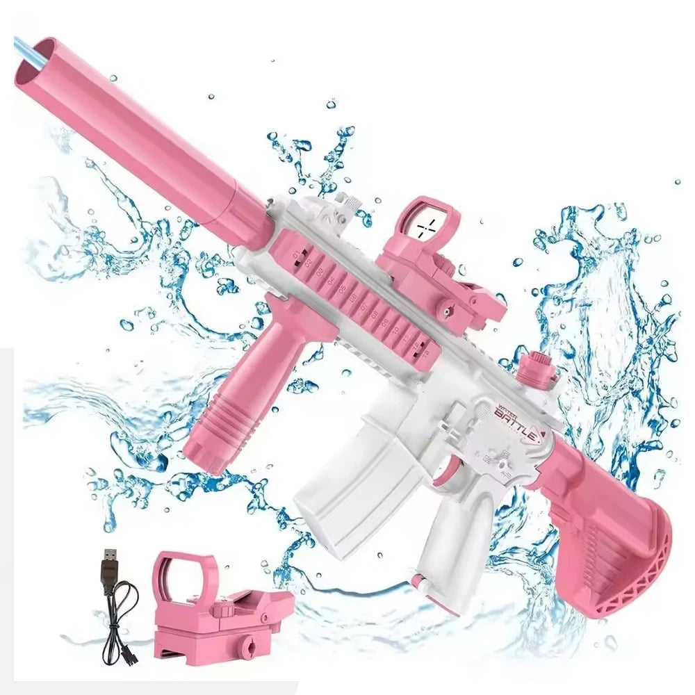 M416 Electric Water Gun – Full Automatic Summer Water Blaster for Outdoor Fun