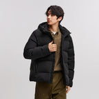 Semir Down Jacket Men 2025 New Winter Waterproof Outerwear Textured Hooded Top Versatile