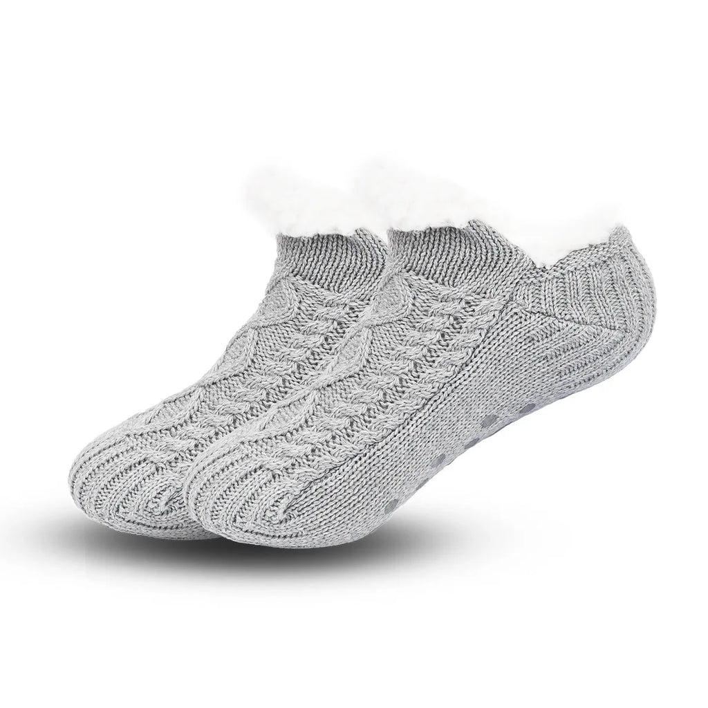 Super Warm Non-Slip Winter Slipper Socks – Fluffy Fleece Home Socks for Men & Women