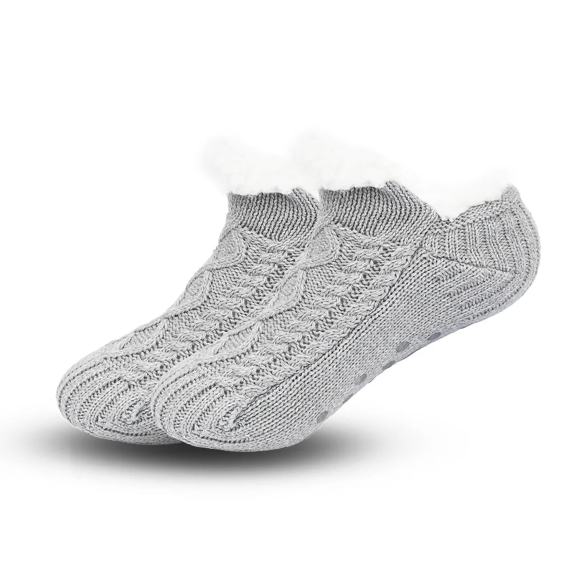 Super Warm Non-Slip Winter Slipper Socks – Fluffy Fleece Home Socks for Men & Women