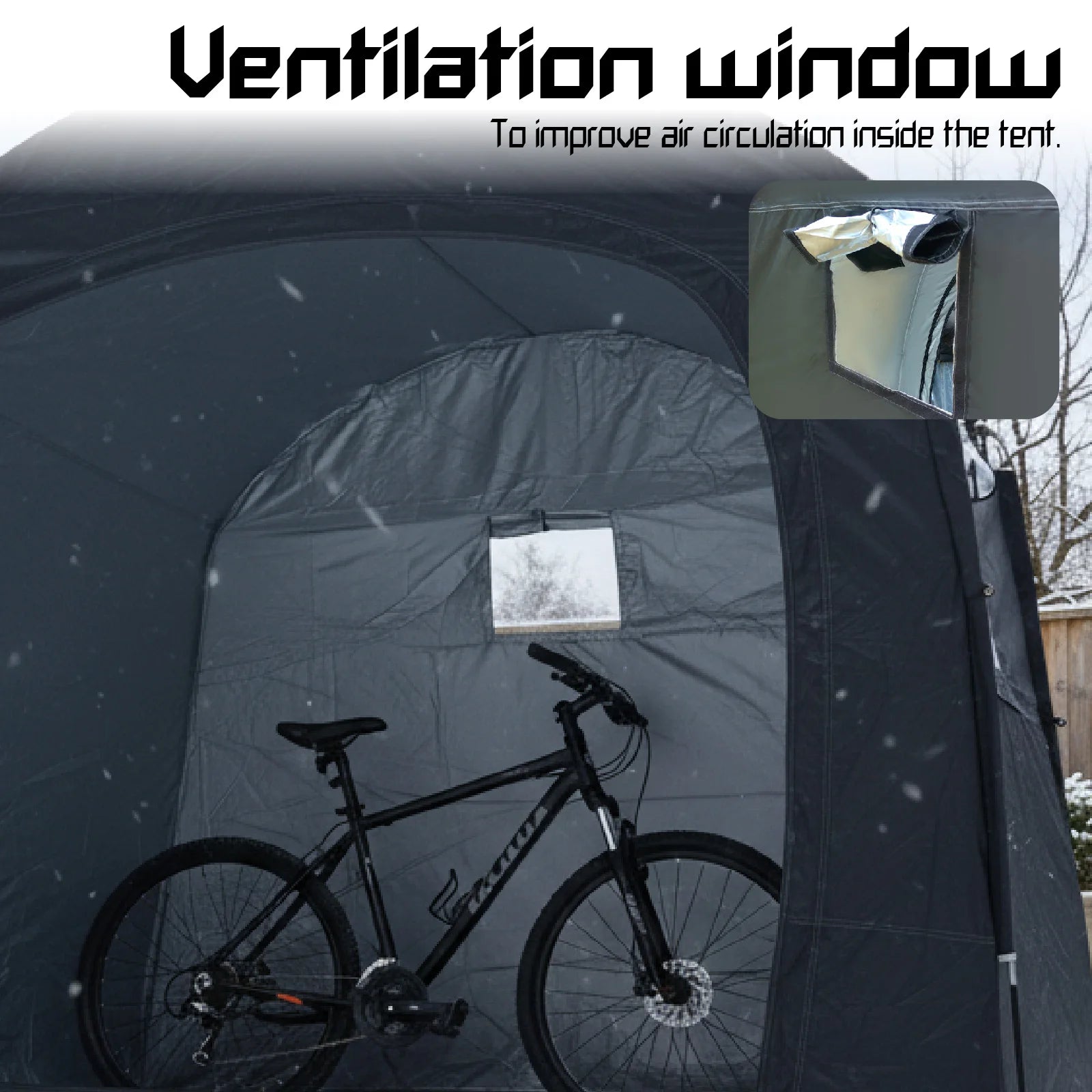 Abri de vélo extérieur – Tente de protection individuelle portable